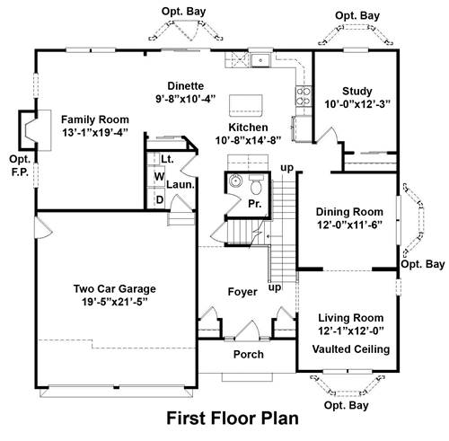 Home floor plan selection
