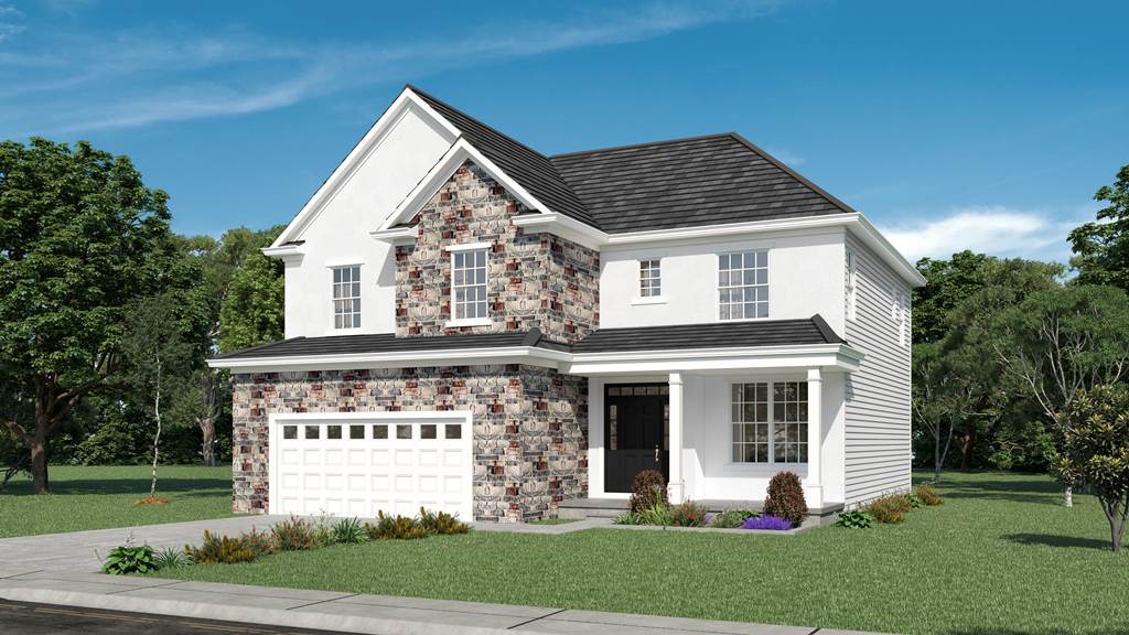Custom home model: The Evergreen <span class='font-small'>(Style A)</span>